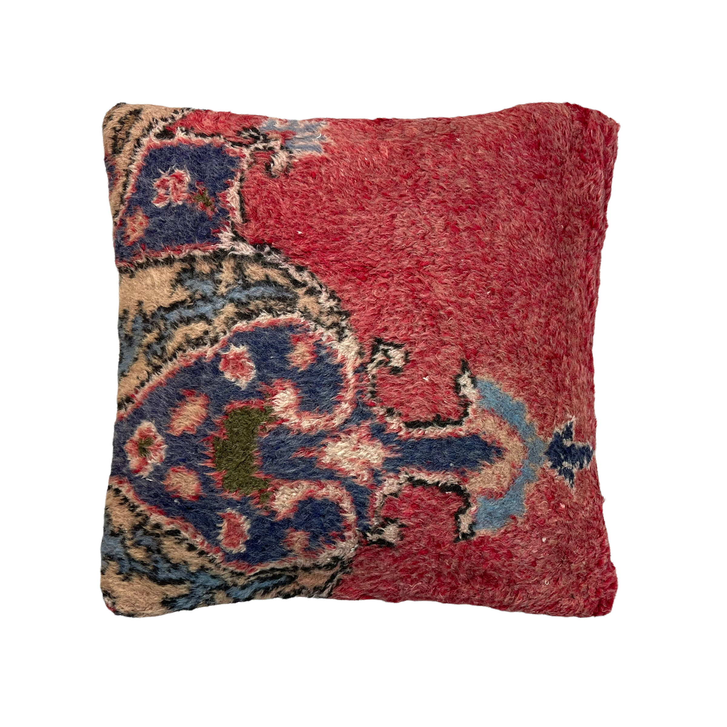 Vintage Turkish Rug Cushion Cover , 45 x 45 cm
