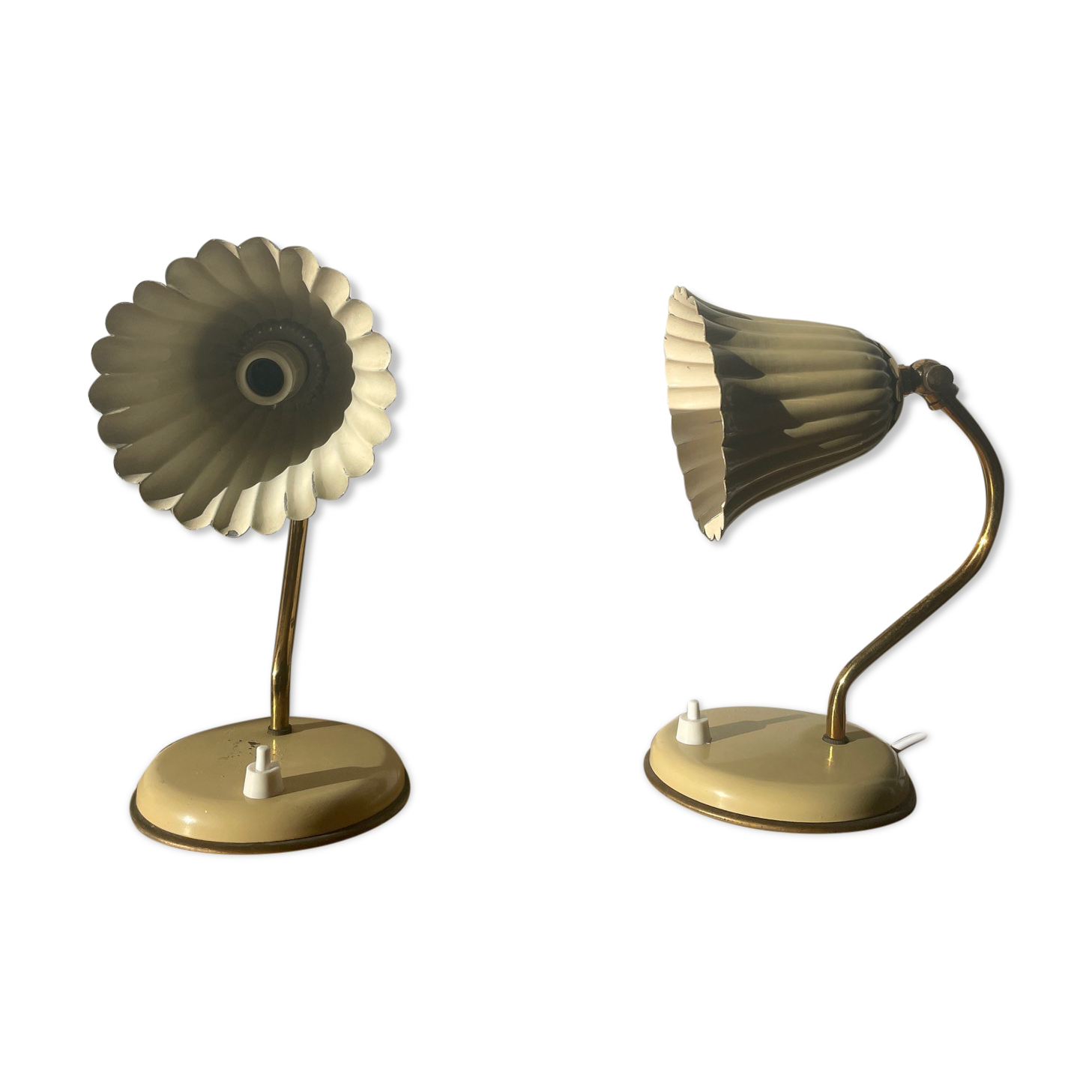 Pair of bedside lamps