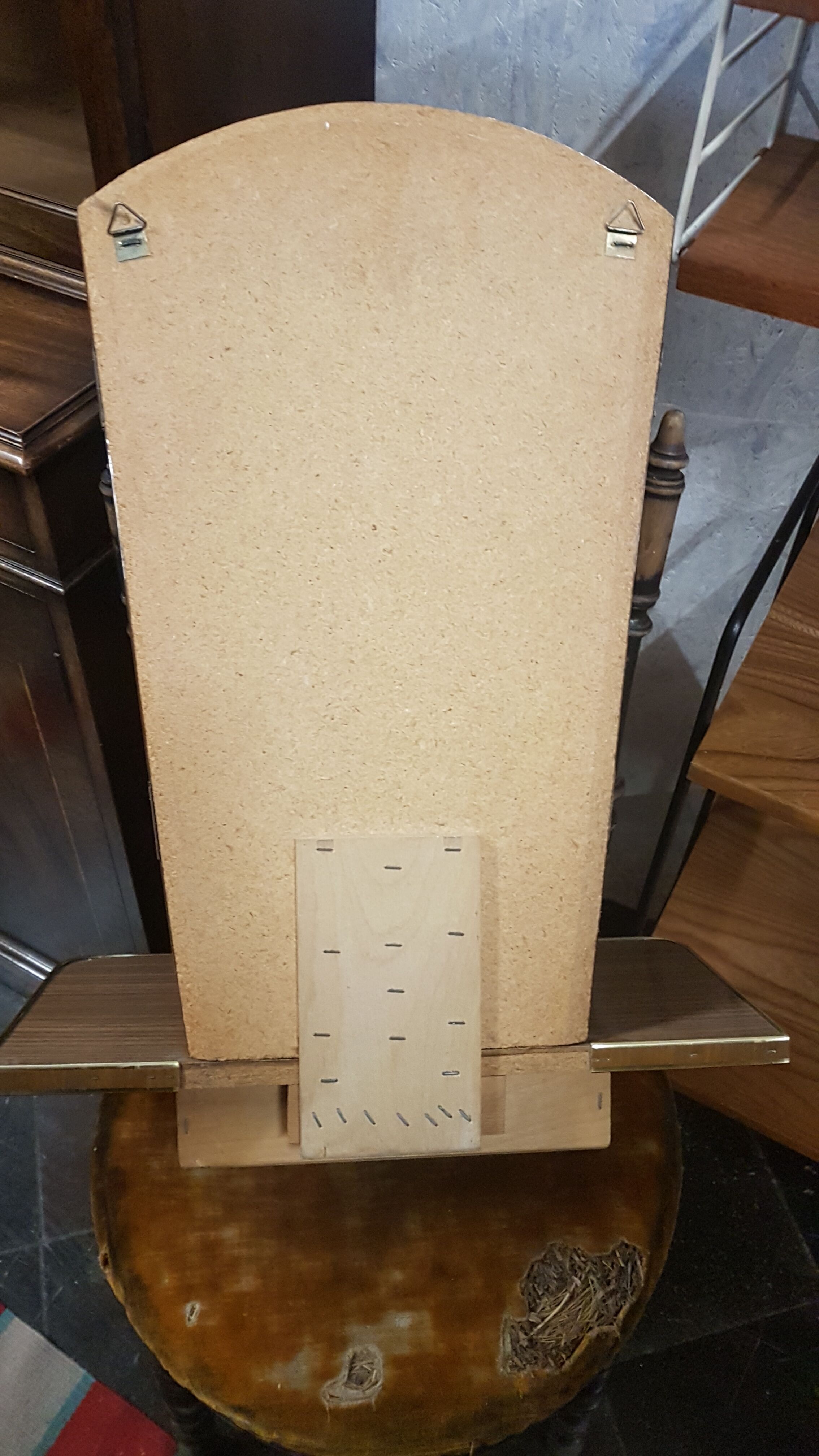 50s Wall mounted folding mirror - 60 x 60cm