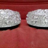 Plafonniers en verre, vintage