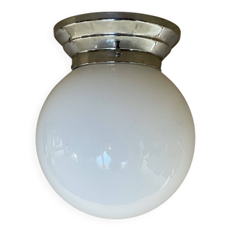 Antique Art Deco ceiling light / opaline