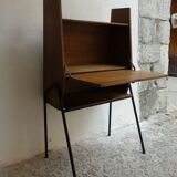 Modernist wooden writing desk of the 50