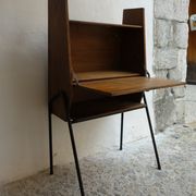 Modernist wooden writing desk of the 50