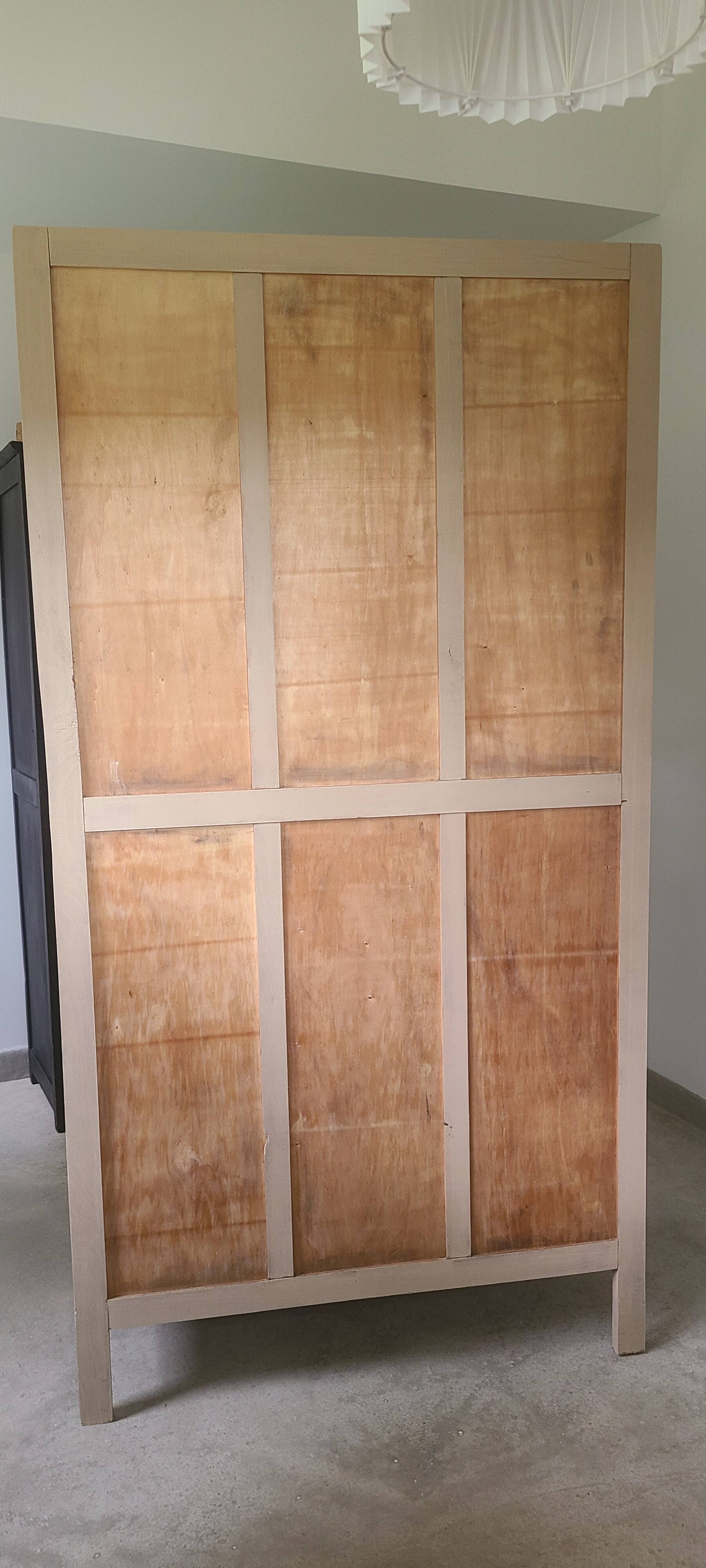 Old vintage Parisian wardrobe