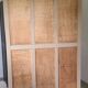 Ancienne armoire penderie parisienne vintage