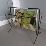 Review door metal black and gold