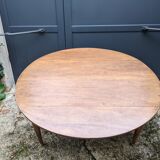 Large 19th oval dining table, with fellers and extension cords. Up to 20 seats
