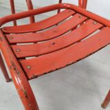 4 tolix metal bistro chairs