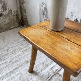Handcrafted oak stool