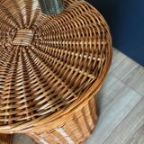 Wicker Table/Stool