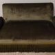 Banquette epoque 19 ieme velours vert