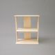 Vintage travertine book case, 1970s.