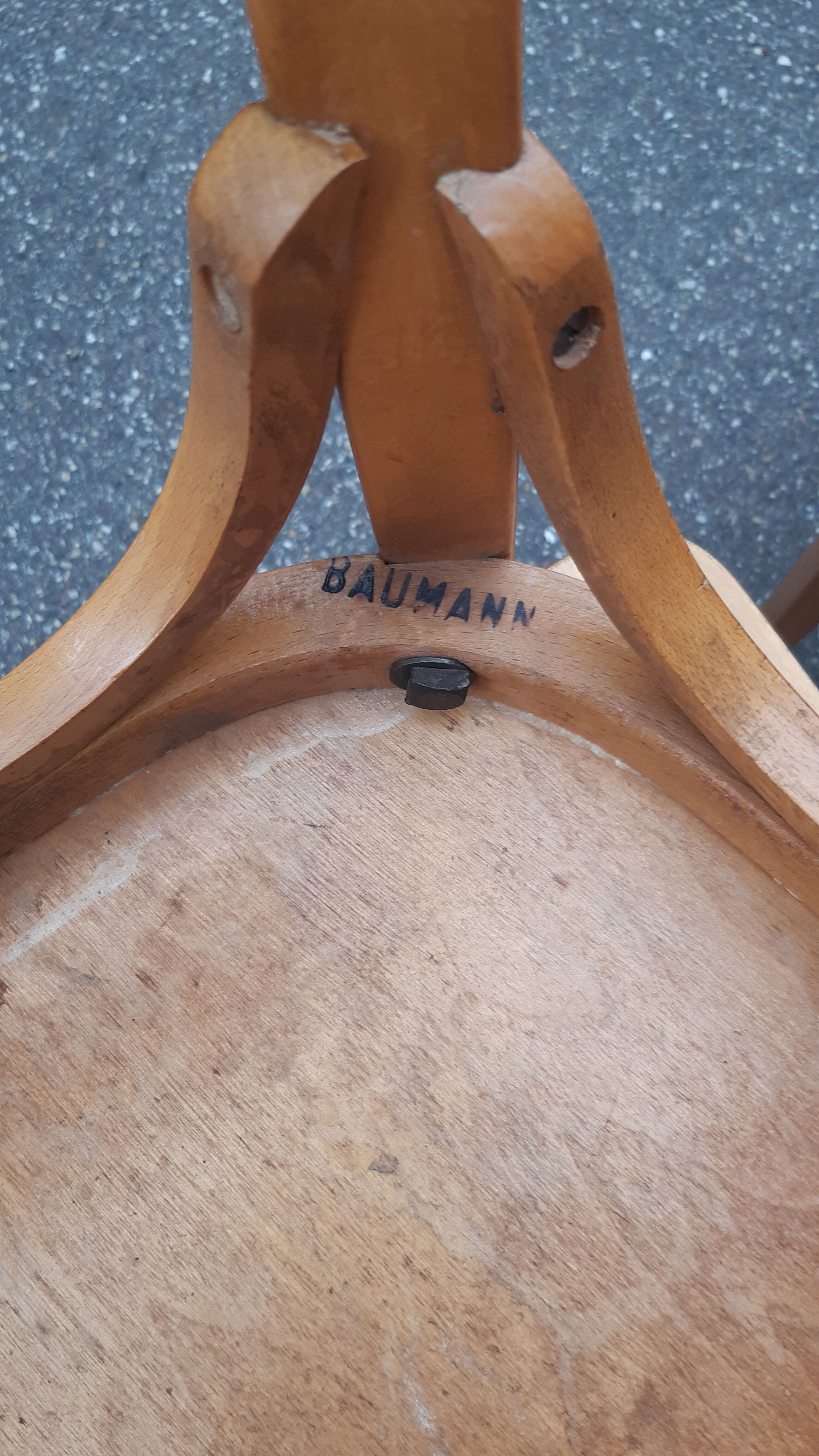 Set of 4 Baumann bistro chairs