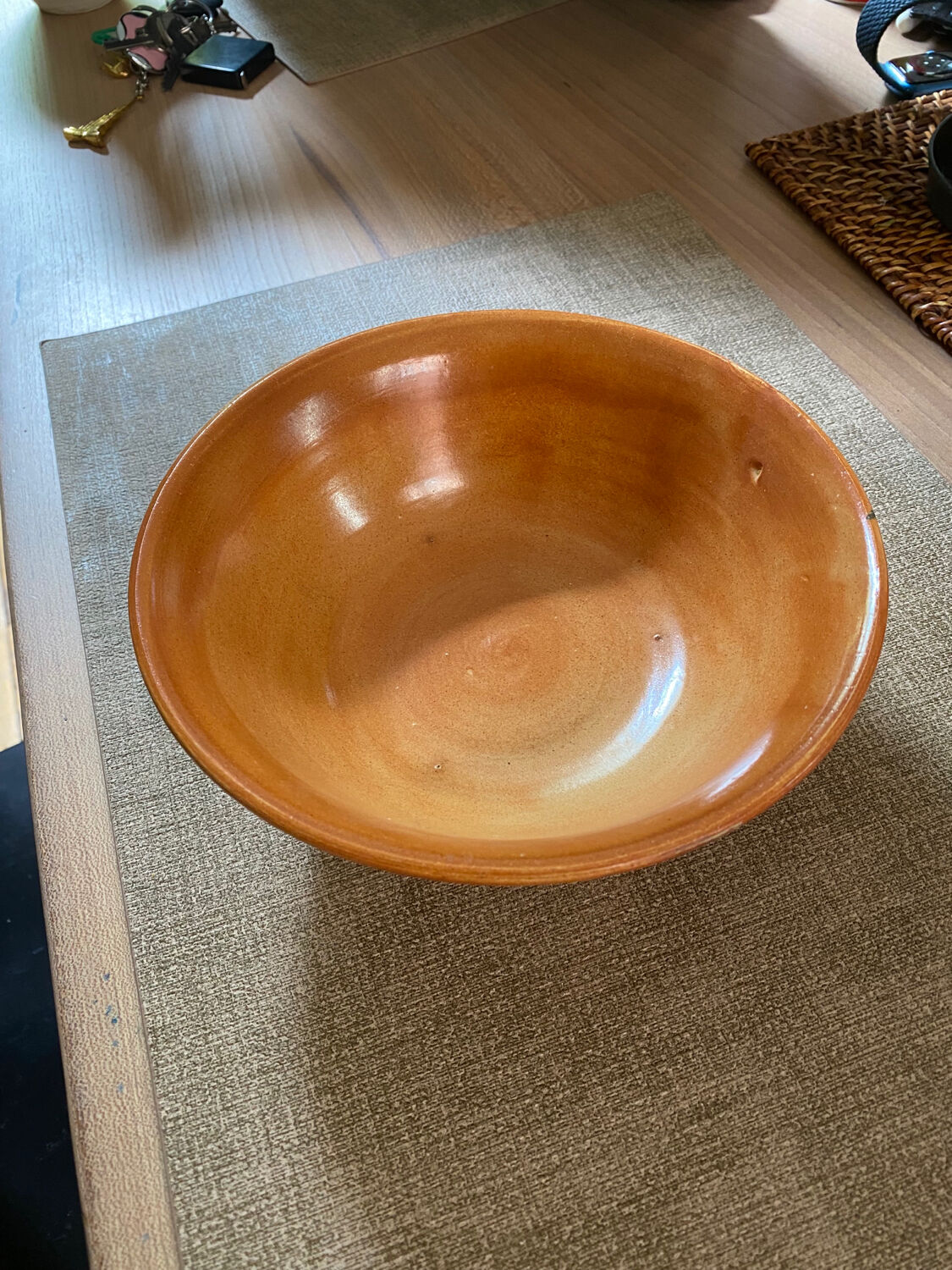 Nabel orange bowl plate