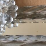 Vintage Murano mirror photo frame