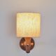 Danish teak wall lamp, 1960s