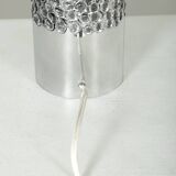 Brutalist aluminum lamp, 1970s