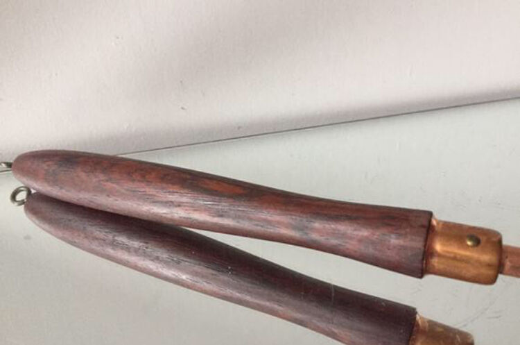 Copper ladle with rosewood handle mid century denmark