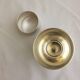 Timbale set and vintage silver metal towel round