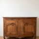 Rustic old buffet made of solid wood