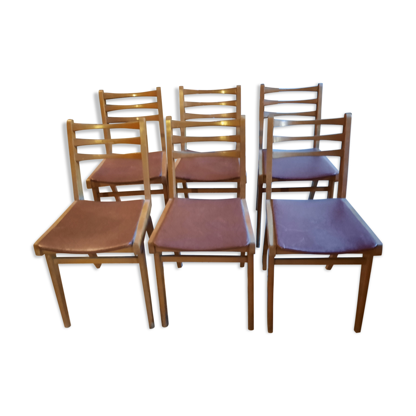 6 Scandinavian style chairs