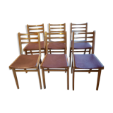 6 chaises style scandinave
