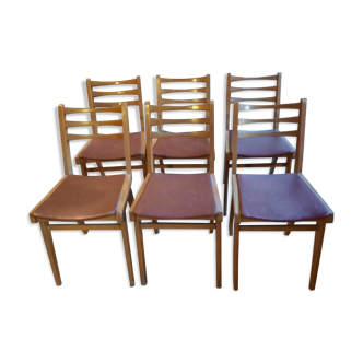 6 chaises style scandinave