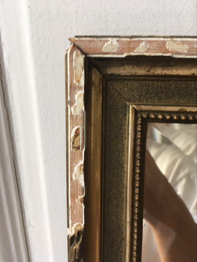 Large early mirror XXieme 88x157cm