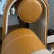 Luxury saddle leather lounge chair