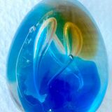 Paper press, crystal sulphide with abstract decoration