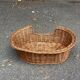 Vintage woven wicker basket