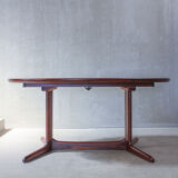Danish oval rosewood dining table, 1960s