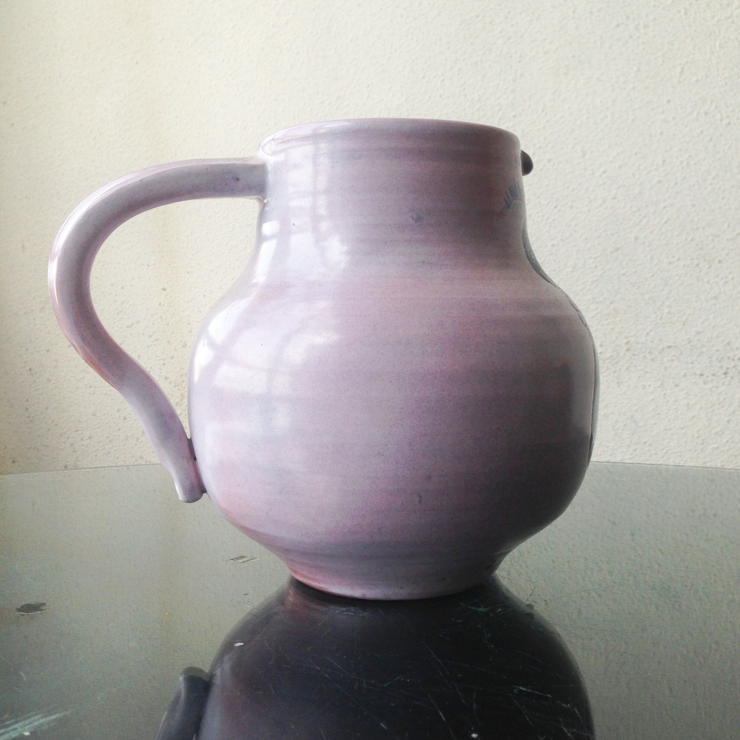 Vintage ceramic vase of the Frère Cloutier 1960