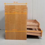 Dresser in massive ash 1970
