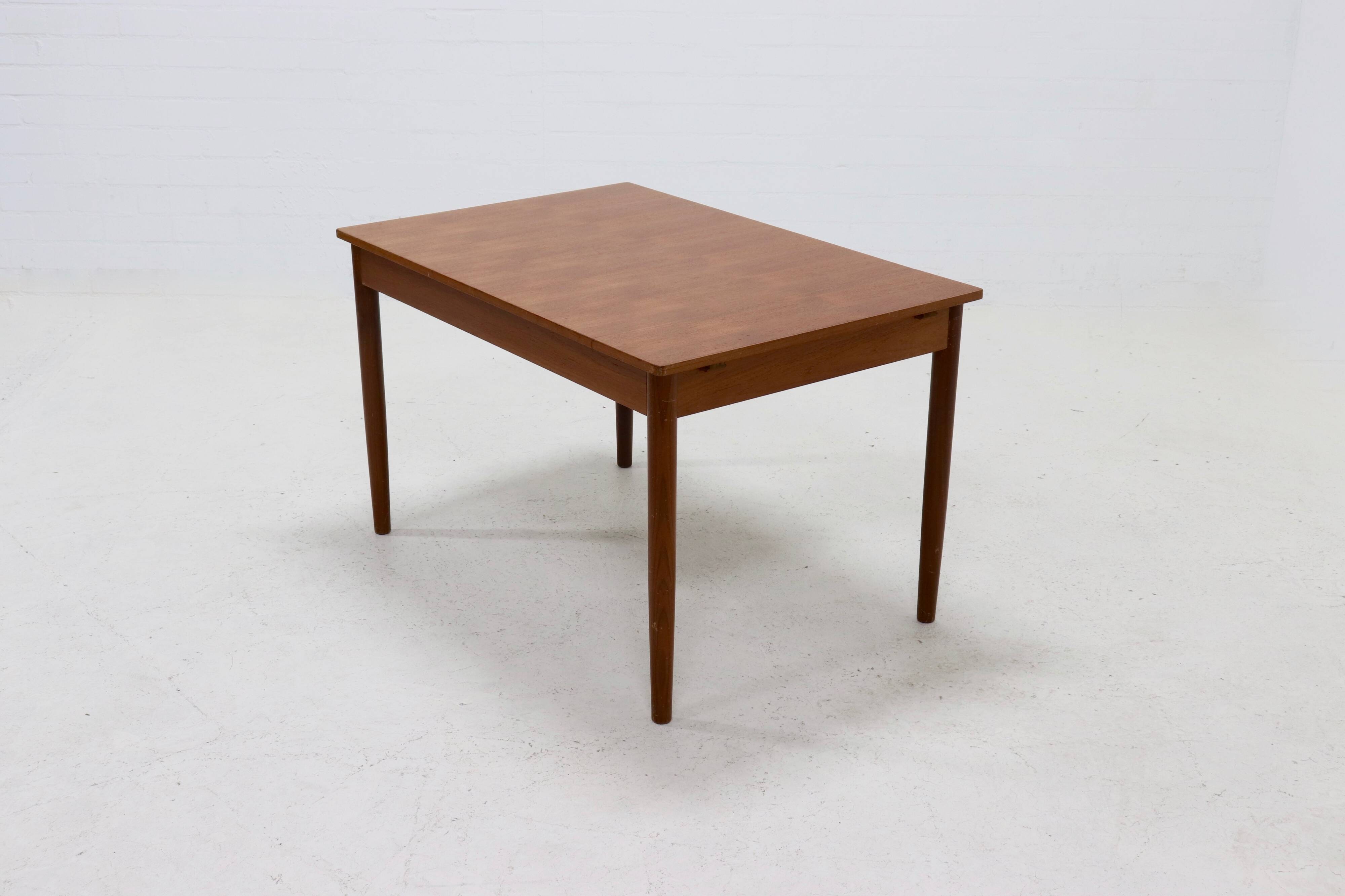 Extendable Teak Dining Table 1960s