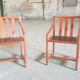Paire de fauteuils scandinave 1980