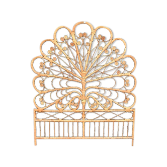 Rattan headboard