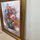 Tableau huile sur toile bouquet