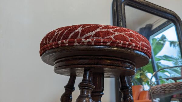 Tabouret de piano Napoléon III