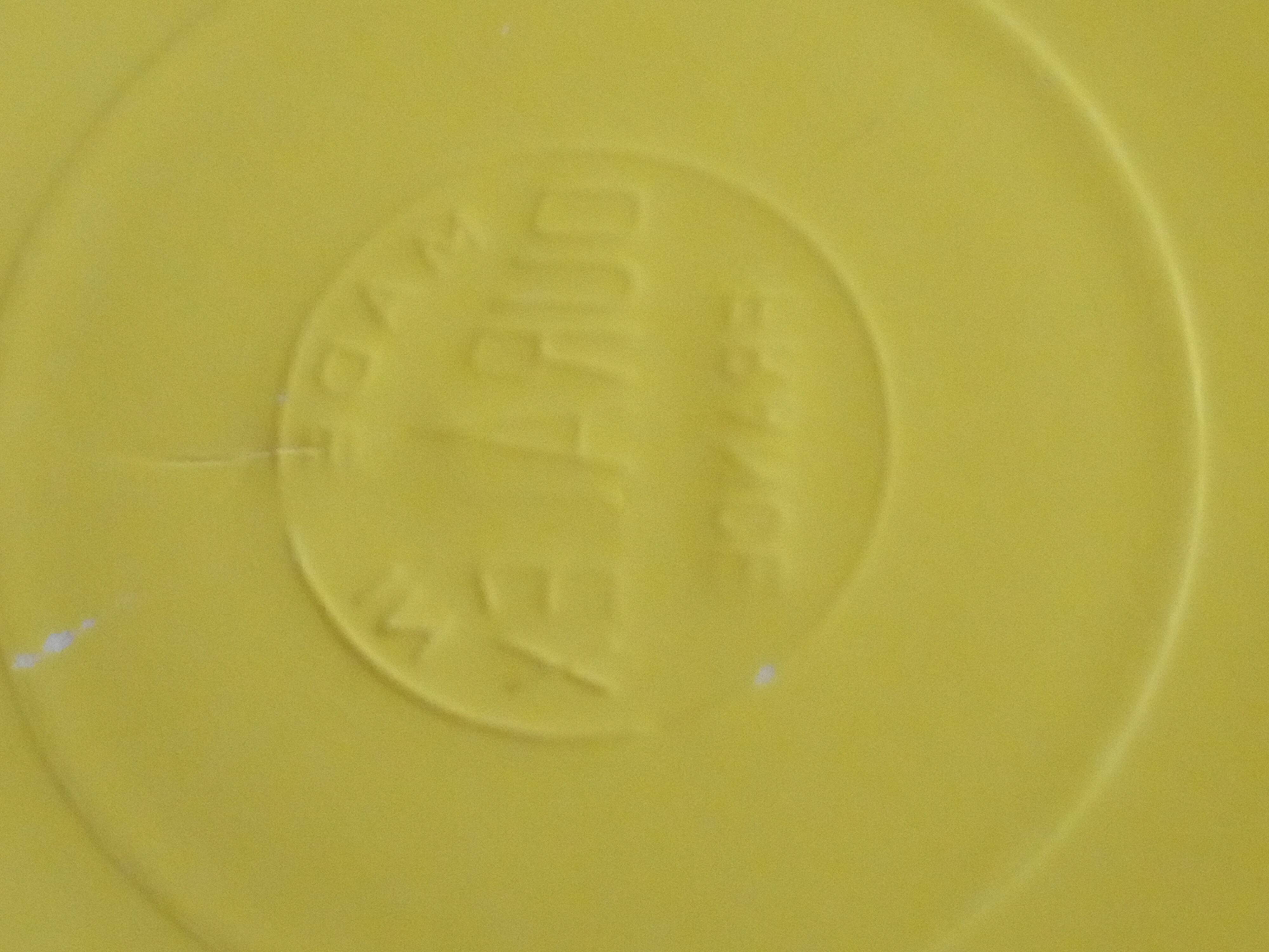 Duralex vintage lemon yellow - 2x glass salad bowls - 23cm & 27cm - france