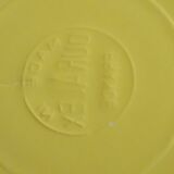 Duralex vintage lemon yellow - 2x glass salad bowls - 23cm & 27cm - france