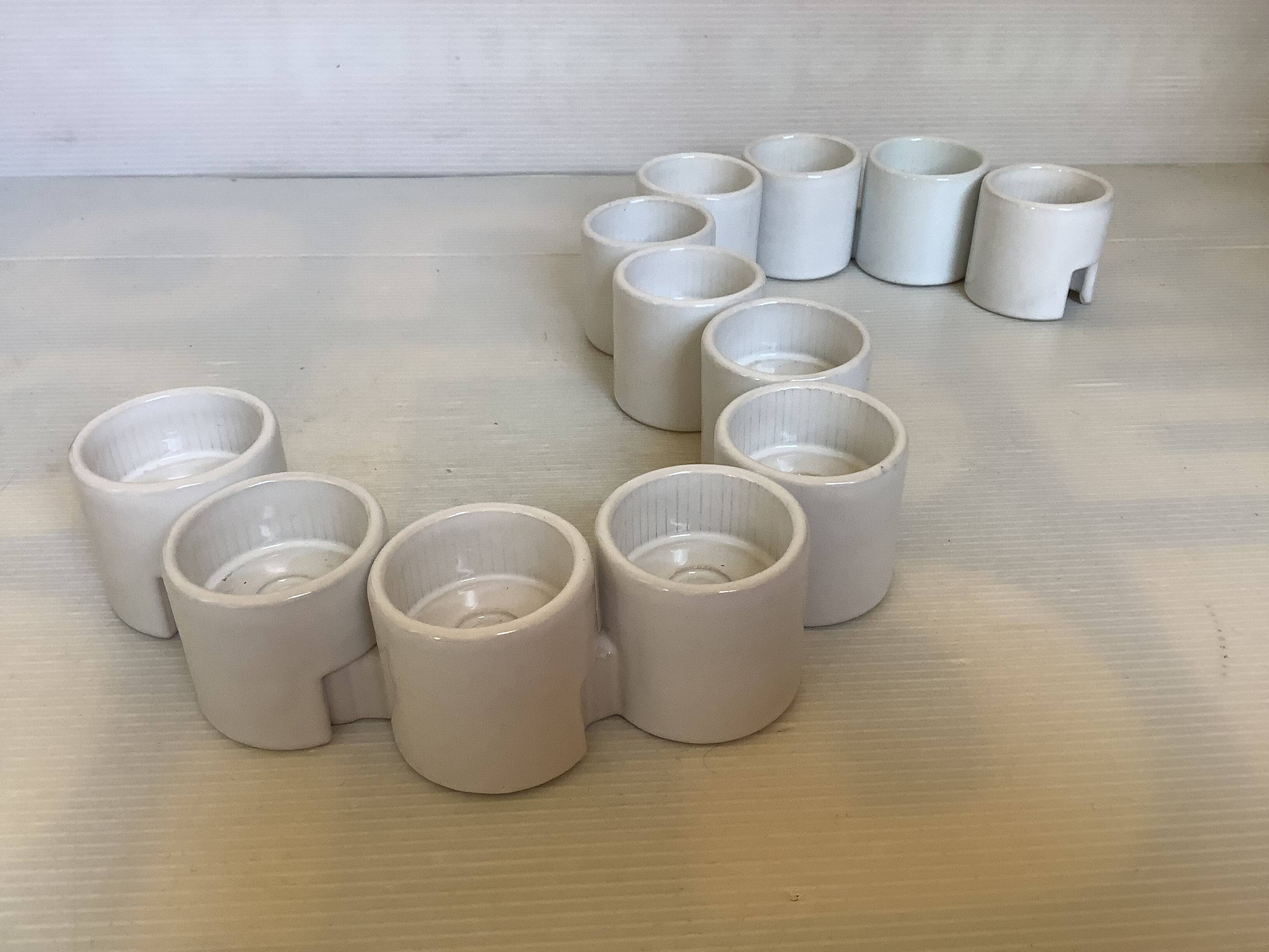 Twelve caterpillar candlesticks Ehlen Johansson