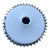 White opaline pendant light