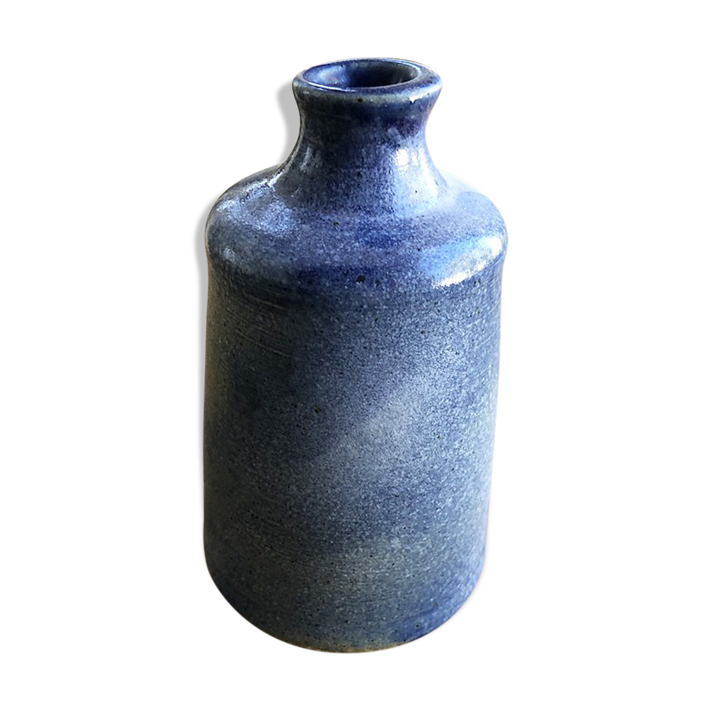 Blue handmade vase