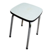 Old sky blue formica stool