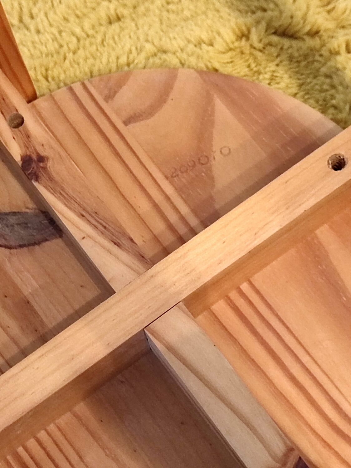 Scandinavian stool in pine