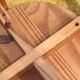 Scandinavian stool in pine