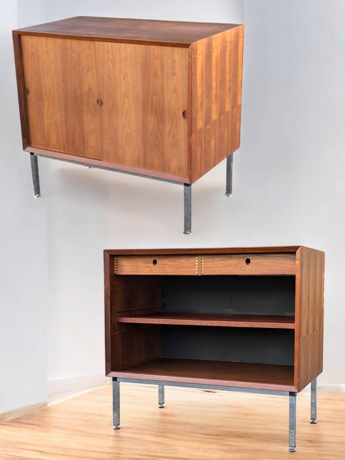 Vintage teak sideboard attributed to Poul Cadovius.