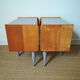 A pair of bedsides