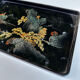 Asian lacquered wood tray